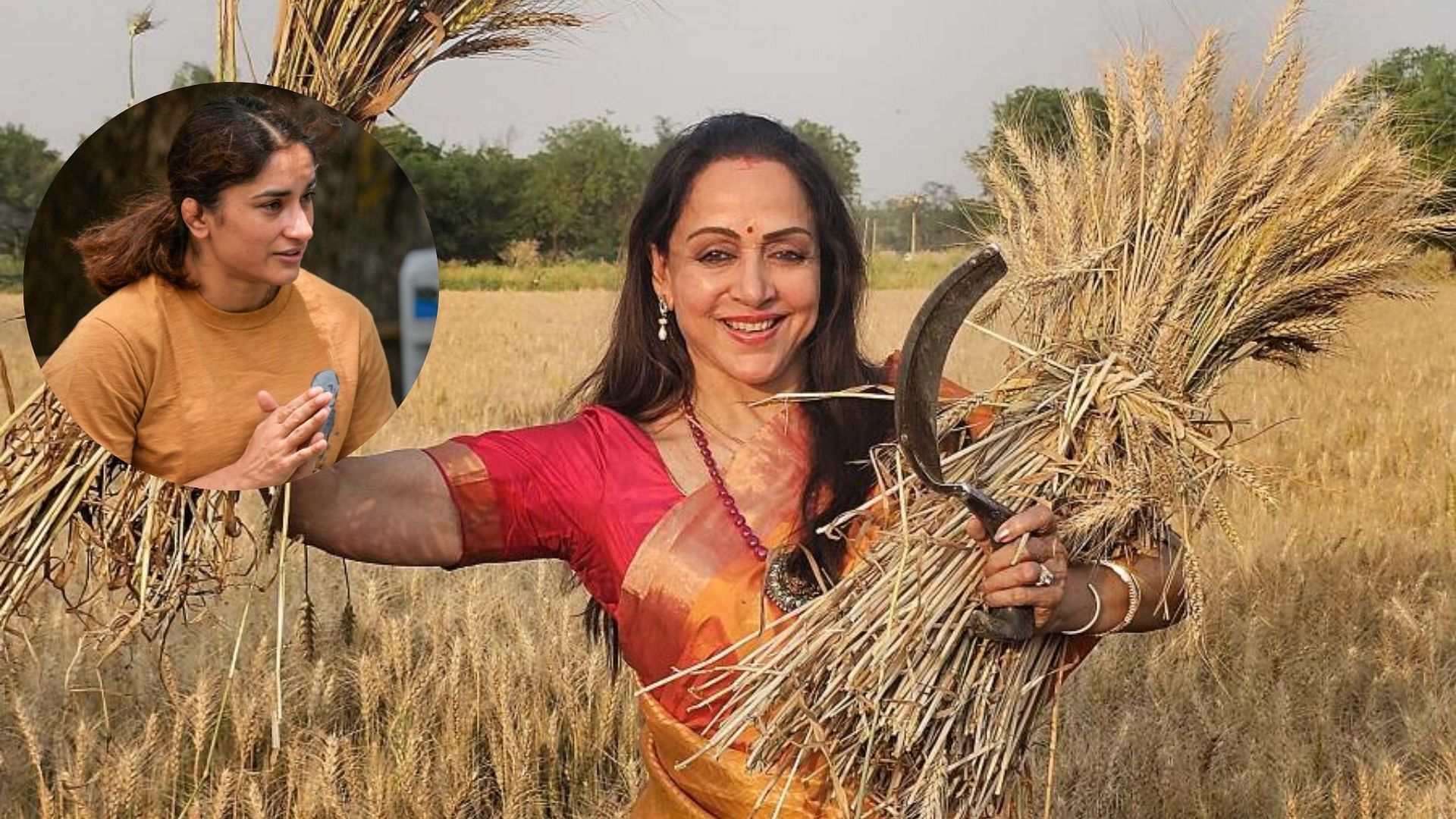 <div class="paragraphs"><p>Hema Malini is seen in this image with an inset of Vinesh Phogat.</p></div>